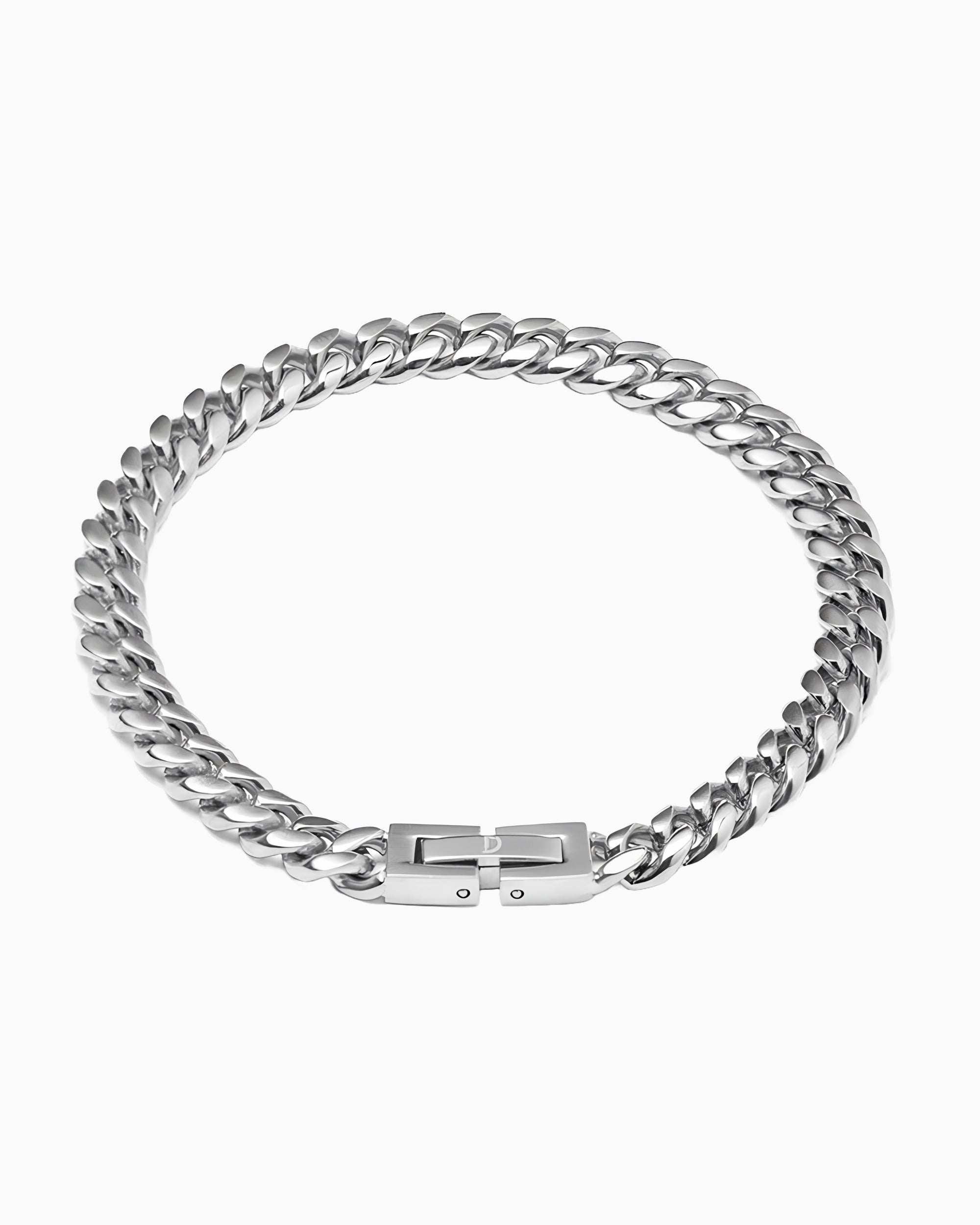 CLEAN CUBANA BRACELET. - 6MM