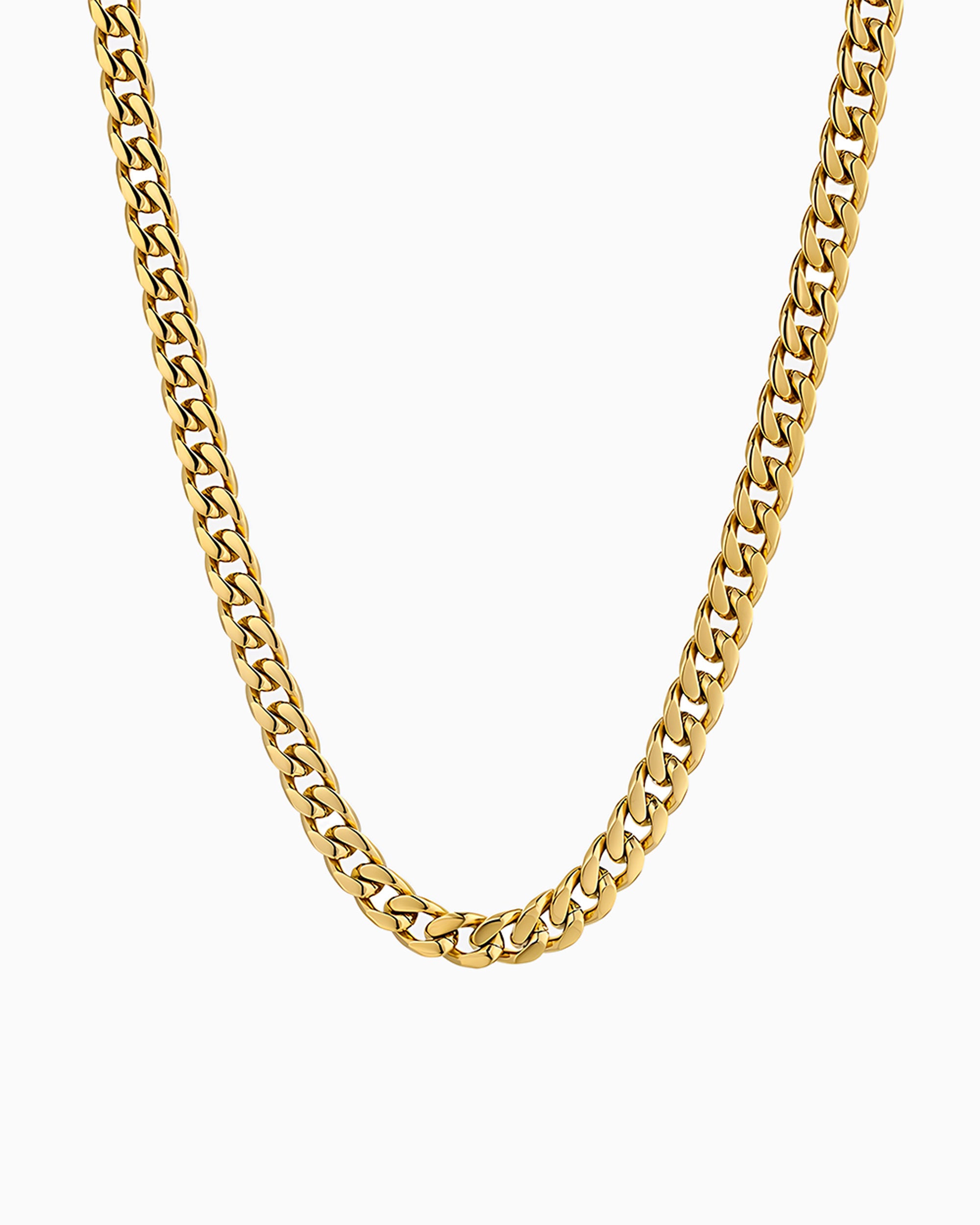 CLEAN CUBANA CHAIN. - 6MM GOLD