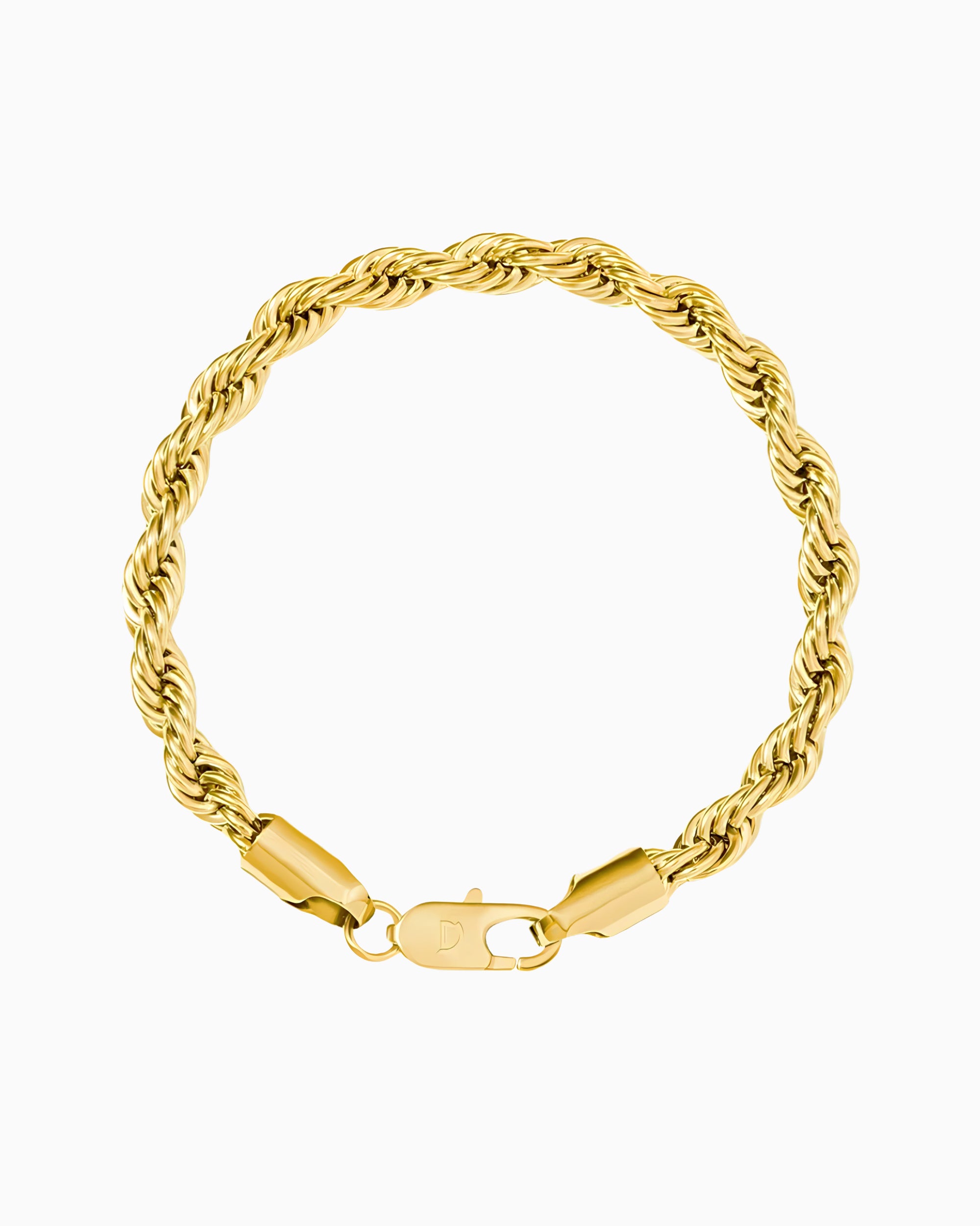 CLEAN ROPE BRACELET. - 6MM GOLD